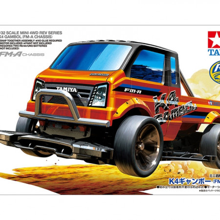 Tamiya 1:32 Mini 4WD JR K4 Gambol (18718)