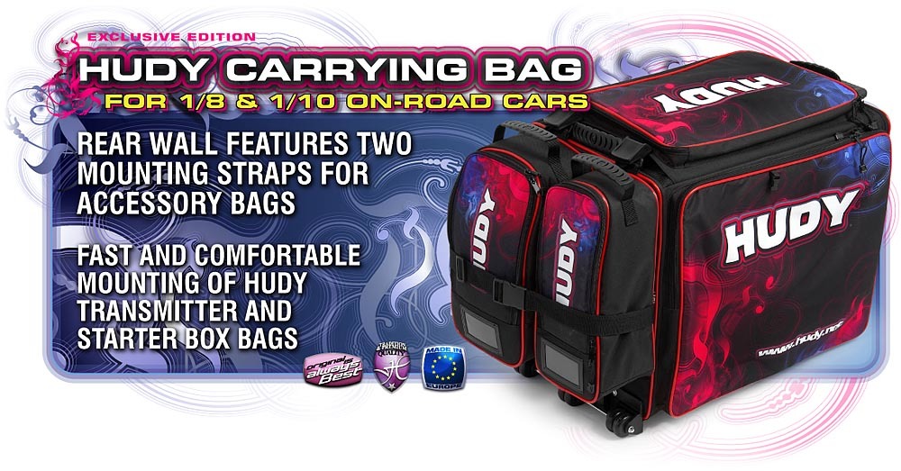 Hudy 1:10 & 1:8 Carry Bag + Tool Bag - Exclusive Edition (DY199120)