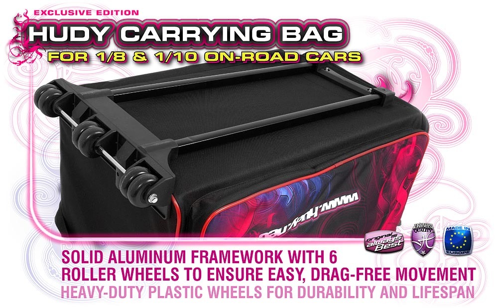 Hudy 1:10 & 1:8 Carry Bag + Tool Bag - Exclusive Edition (DY199120)