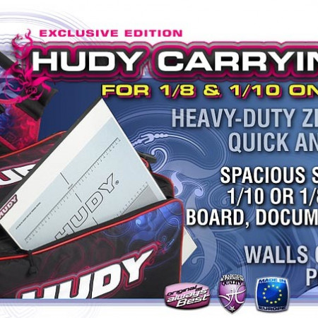 Hudy 1:10 &amp; 1:8 Carry Bag + Tool Bag - Exclusive Edition (DY199120)