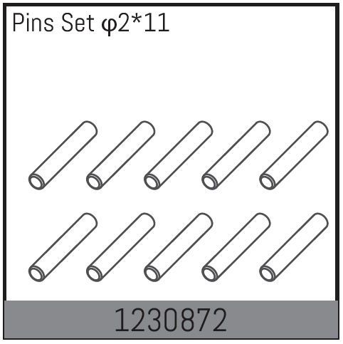 Absima 2*11 Pin Set (10)  ( AB 1230872)