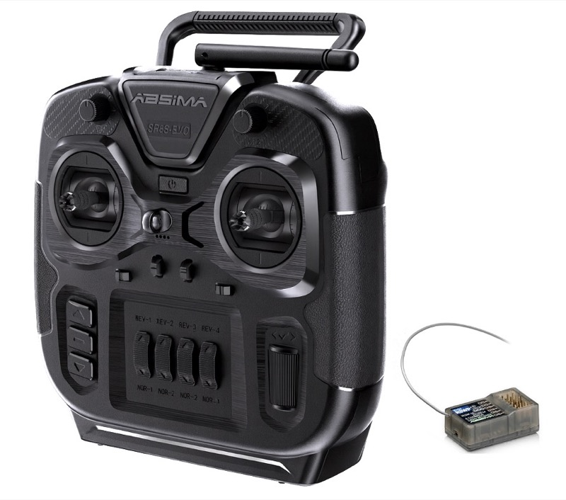 Absima 6-Channel Stick Type Radio Set “SR6S-EVO” 2.4GHz (AB2000023)