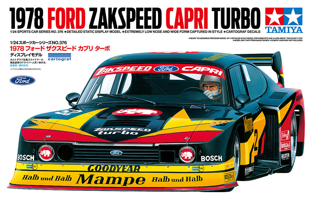 Tamiya 1/24 1978 Ford Zakspeed Capri Turbo ( 24376)