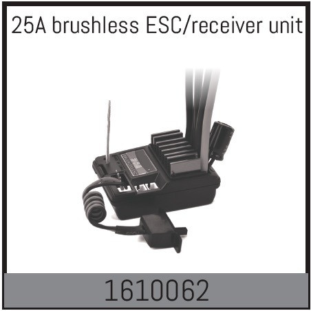 Absima 25A Brushless ESC/RECeiver Unit ( AB 1610062)