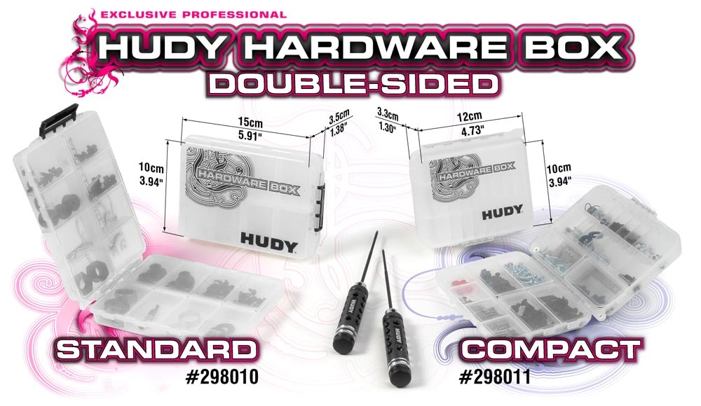 Hudy Hardware Box - Double Sided Compact (DY298011)