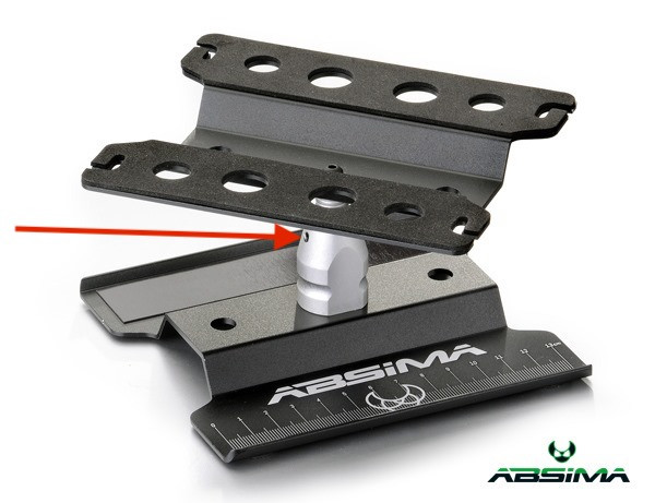 Absima Metal Car Stand Black ( AB 3000049)