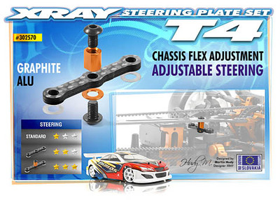 Xray Graphite Steering Plate Set (XR302570)