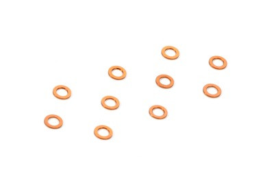 Xray Alu Shim 3X5X0.5mm - Orange (10) (XR303142-O)