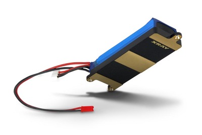 Xray Brass Battery Plate For Lipo Batteries - V2 (XR336156)