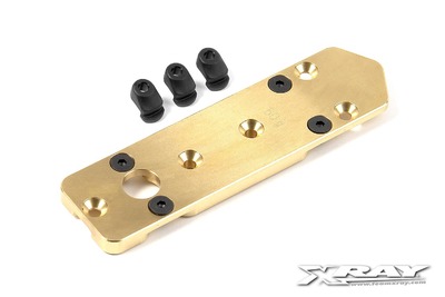 Xray Brass Chassis Weight Front 60G - V2 (XR341182)