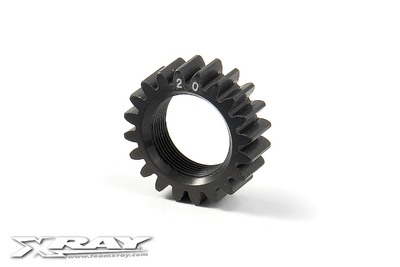 Xray XCA Alu 7075 T6 Hard Coated Pinion Gear - 20T (2Nd) (XR348520)