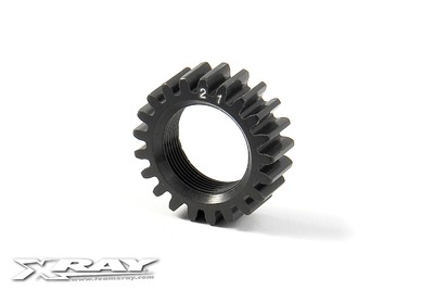 Xray XCA Alu 7075 T6 Hard Coated Pinion Gear - 21T (2Nd) (XR348521)