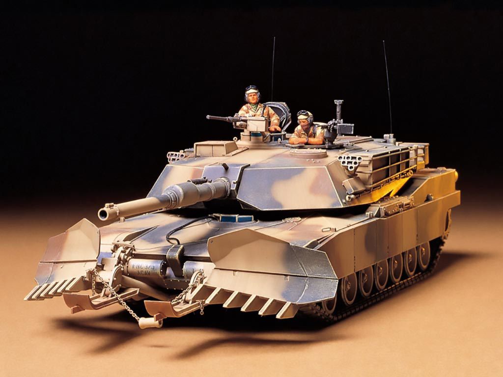 1/35 Tamiya M1A1 Abrams w/Mine Plough ( THC 35158)