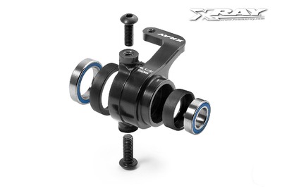 Xray XB808 Alu Steering Block Left  - Swiss 7075 T6 - Hard Coated - Set - V2 (XR352266)