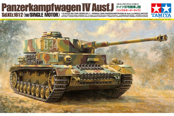 1/16 Tamiya Pz.Kpfw IV Ausf J - Motorised ( THC 36211)