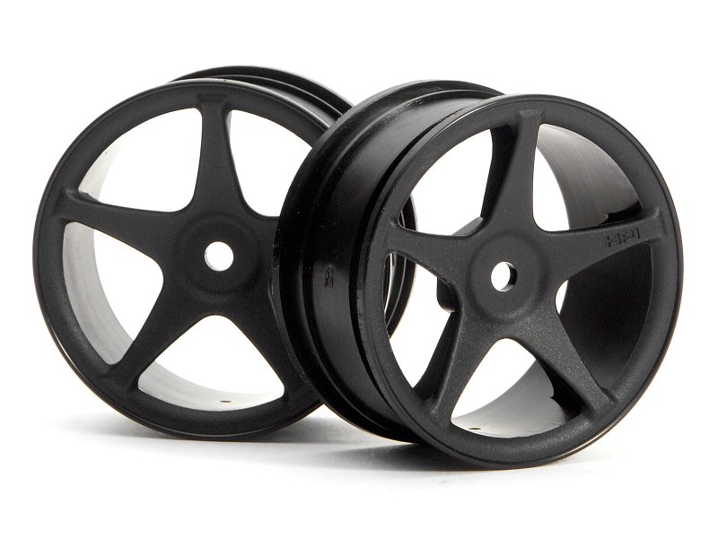 HPI Racing Super Star Wheels 26mm Black 1mm Offset (HP3696)