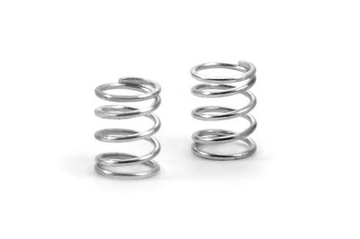 Xray Spring 4.75 Coils 3.6X6X0.45mm; C=2.0 - Silver (Soft) (2) (XR372177)