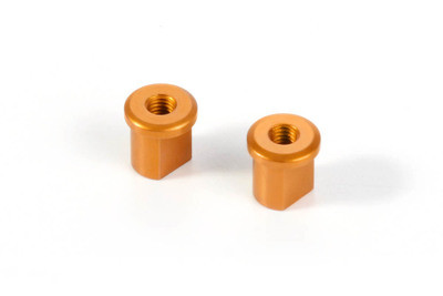 Xray Alu Eccentric Bushing 0.0mm - Orange (2) (XR372316-O)