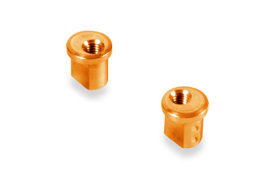 Xray Alu Eccentric Bushing 1.0mm - Orange (2) (XR372318-O)