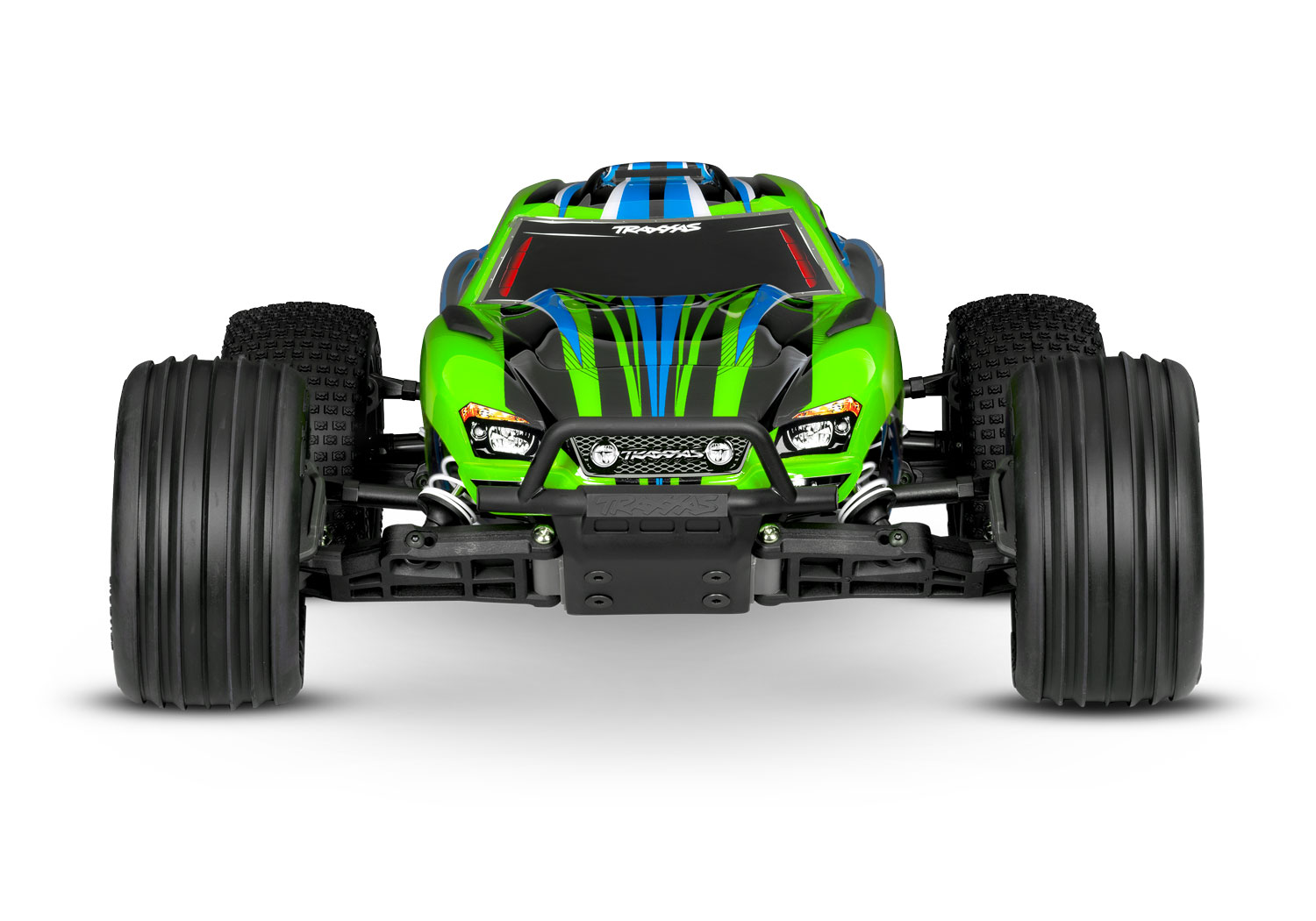 Traxxas 1:10 Rustler HD 2wd XL-5 RTR Green With Battery & USB Charger - Clipless Body (TRX37254-8-GRN)