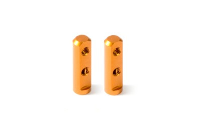 Xray X12 Alu Servo Mount - Orange (2) (XR376257-O)