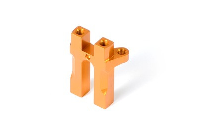 Xray X1&#039;16 Alu Servo Mount - Orange (XR376258-O)
