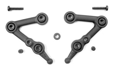 Xray Set Of Suspension Arms 6Â° Caster - Hard (2) (XR382107)
