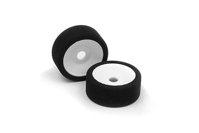 Xray Front Foam Tire Mounted With Hex Hub (50Deg) - Hard (XR389546)