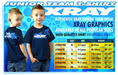 Xray Xray Junior Team T-Shirt (9/11 - 134-146Cm) (XR395019XL)