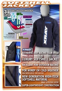 Xray Xray High-Performance Softshell Jacket (M) (XR396020M)