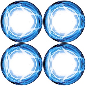 Xray Xray Truggy Wheel Stickers - Die-Cut - Blue (XR397352)