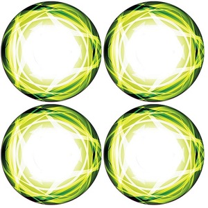 Xray Xray Truggy Wheel Stickers - Die-Cut - Green (XR397353)