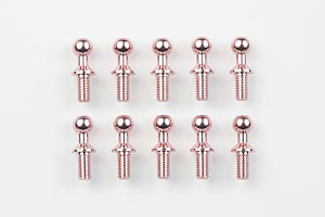 Tamiya Alu. 4mm Ball Connect Pink X10 ( THC 40512)