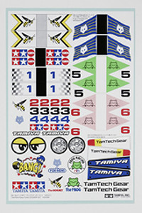 Tamiya Flag Sticker Set ( THC 40521)