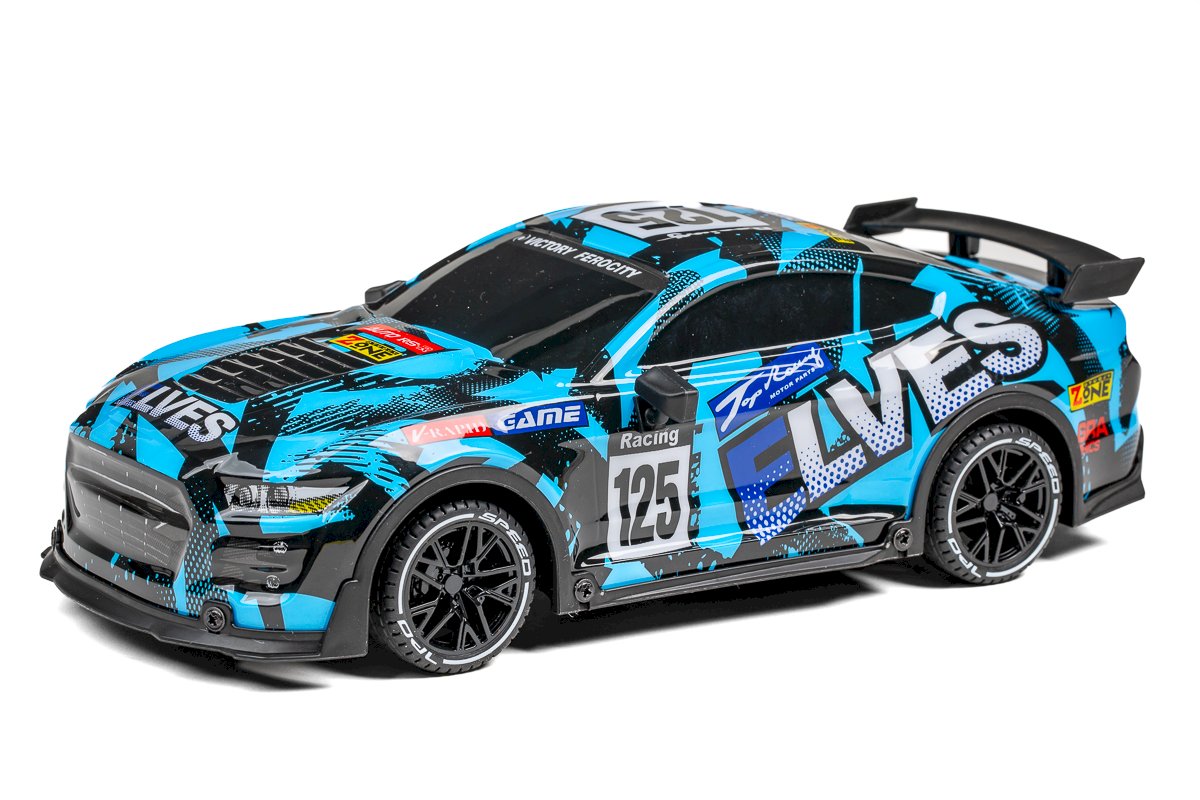 TEC-TOY 1:18 RC Elves With Lights, 2.4GHz, Blue (471269)