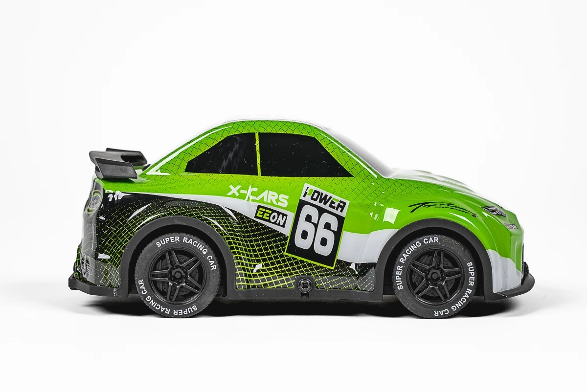 TEC-TOY 1:24 RC Mini Rally,  2.4GHz w/light - Green (471274)