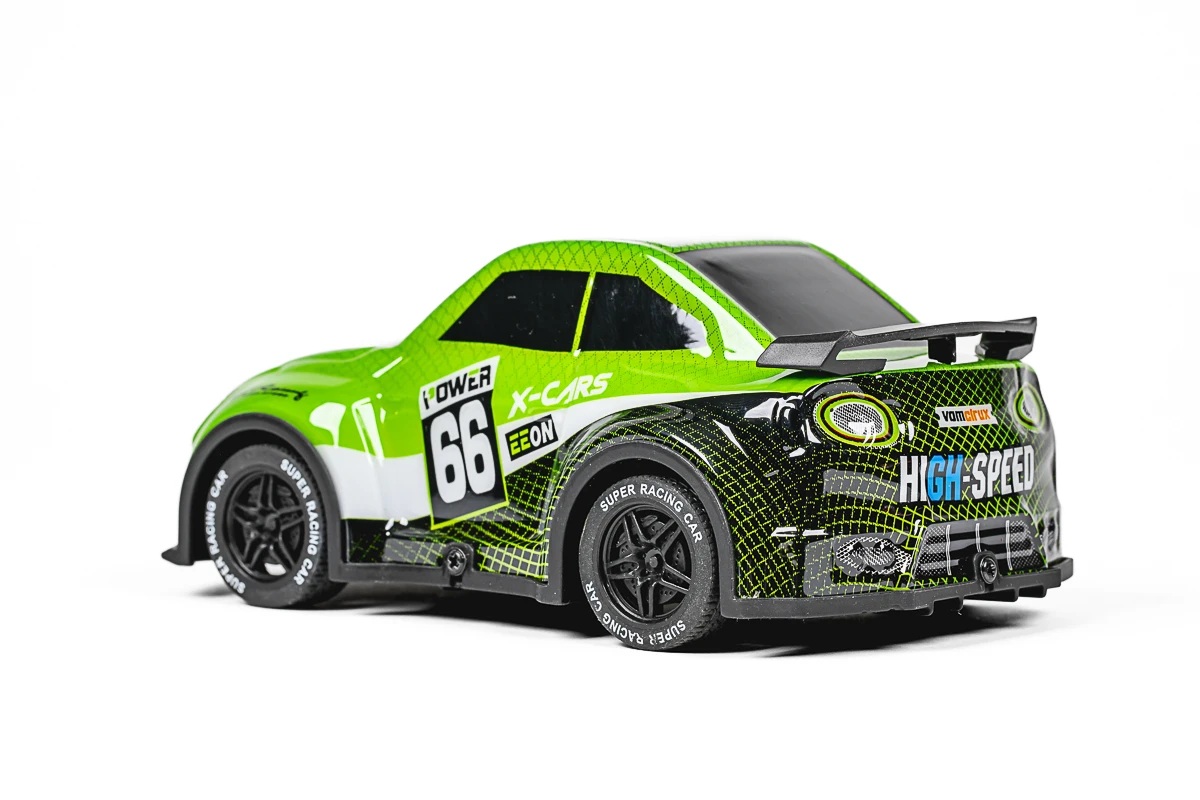 TEC-TOY 1:24 RC Mini Rally,  2.4GHz w/light - Green (471274)