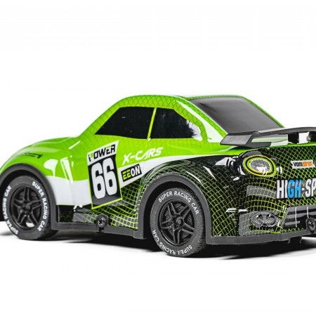 TEC-TOY 1:24 RC Mini Rally,  2.4GHz w/light - Green (471274)