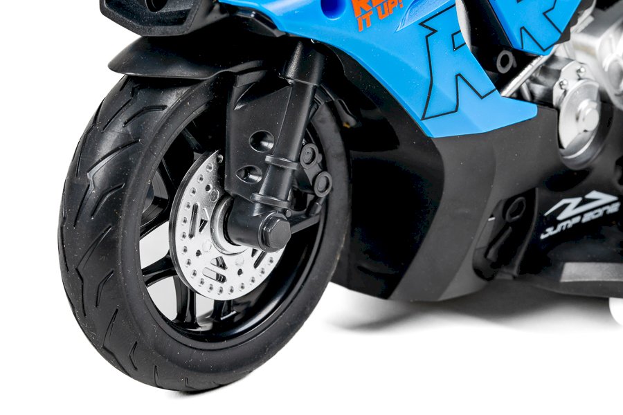 TEC-TOY 1:10 Radio Controlled Motorcycle 2,4GHz w/light, Blue (471280)