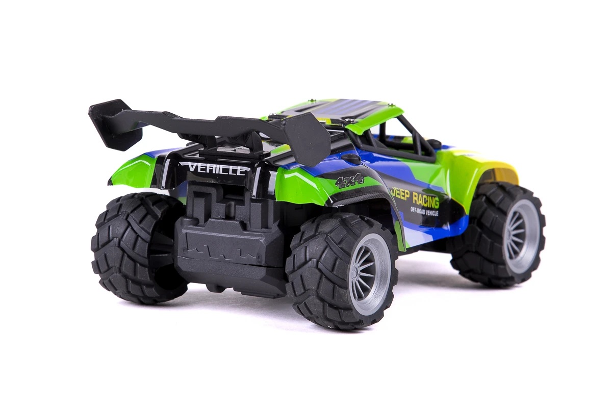 TEC-TOY 1:18 RC Jeep Racing 2.4GHz, Blue/Green (471413)