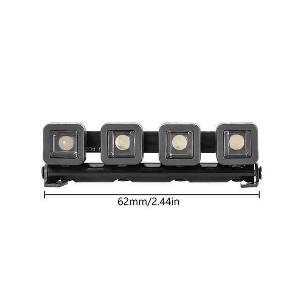 INJORA Roof Light LED Spotlights Headlights for 1/18 TRX4M Defender (4M-31S)