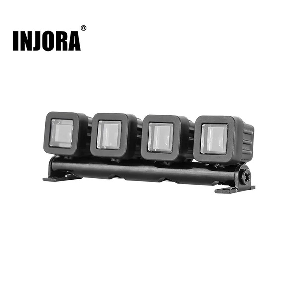 INJORA Roof Light LED Spotlights Headlights for 1/18 TRX4M Defender (4M-31S)