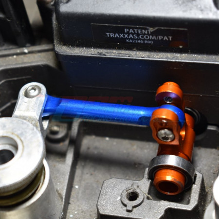 GPM Racing Traxxas X-Maxx, Aluminium Servo Mount, Tie Rod, 25T Servo Horn (TXM024N-BK)