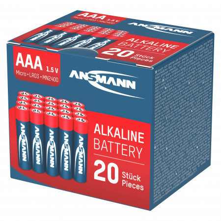 Ansmann AAA Redline Alkaline 1.5v (20pcs) (5015538)