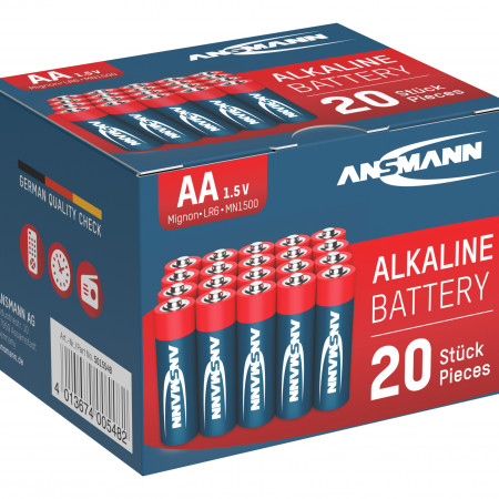 Ansmann AA Redline Alkaline 1.5v (20pcs) (5015548)