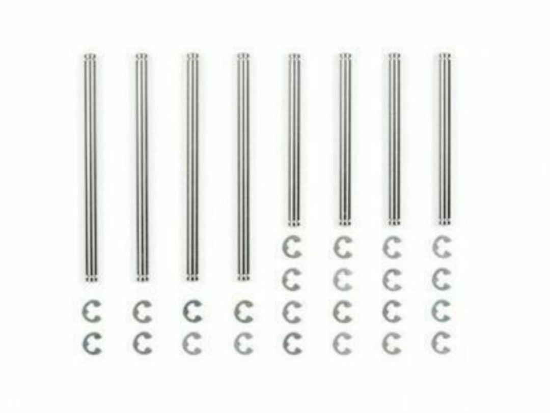 Tamiya TL01 Stainless Steel Suspension Shaft Set (FF02, M03, M04, TL01B, WR02) ( THC 53301)