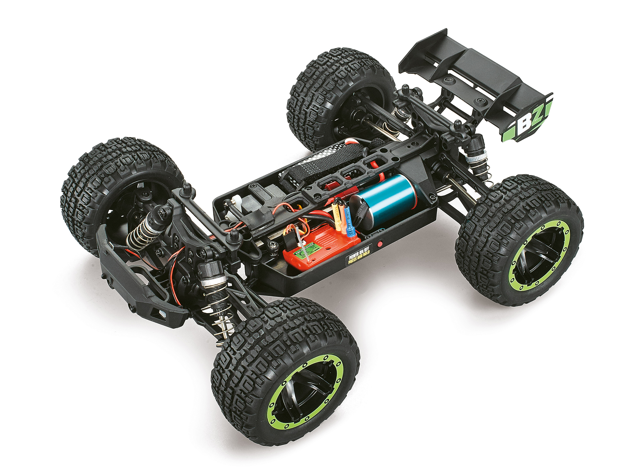 BlackZon Slyder ST Turbo 4wd Stadium Truck RTR Brushless - Green (540202)