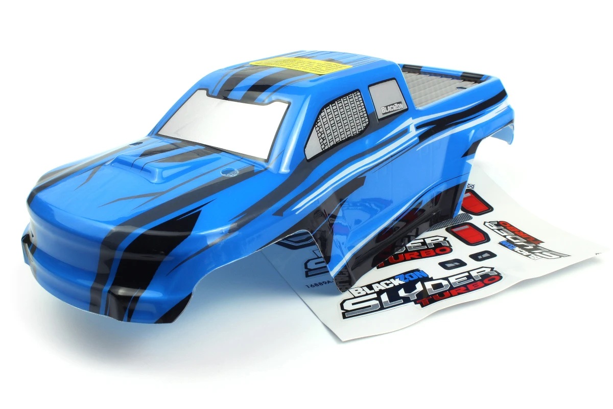 Blackzon Slyder MT Turbo Body (Black/Blue) (540205)