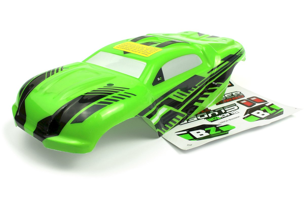 Blackzon Slyder ST Body (Green/Black) (540206)