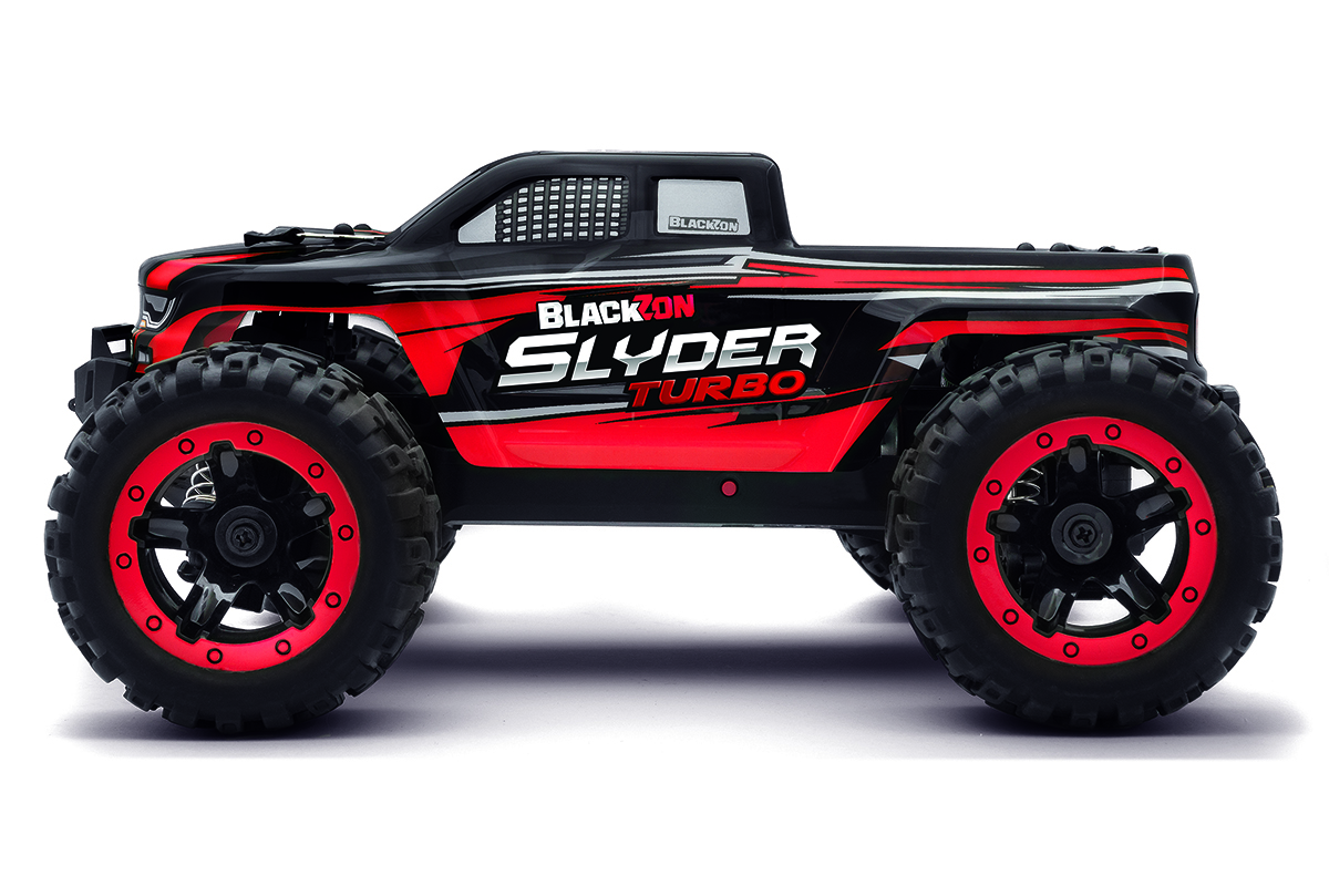 BlackZon Slyder MT Turbo 4wd Monster Truck RTR Brushless - Red (540211)